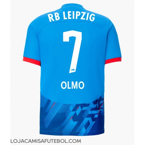 Camisa de Futebol RB Leipzig Dani Olmo #7 Equipamento Alternativo 2023-24 Manga Curta